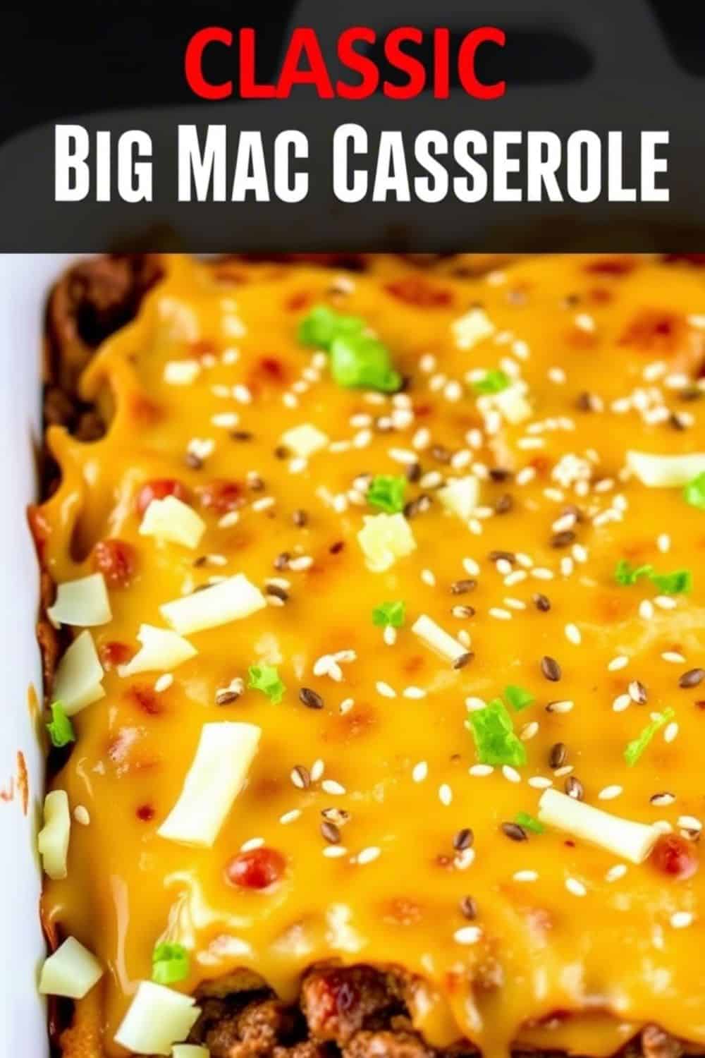 Classic Big Mac Casserole
