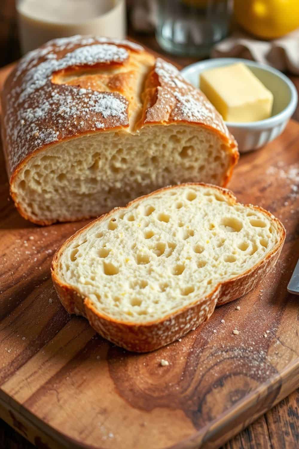 Classic Lemon Poppyseed Sourdough