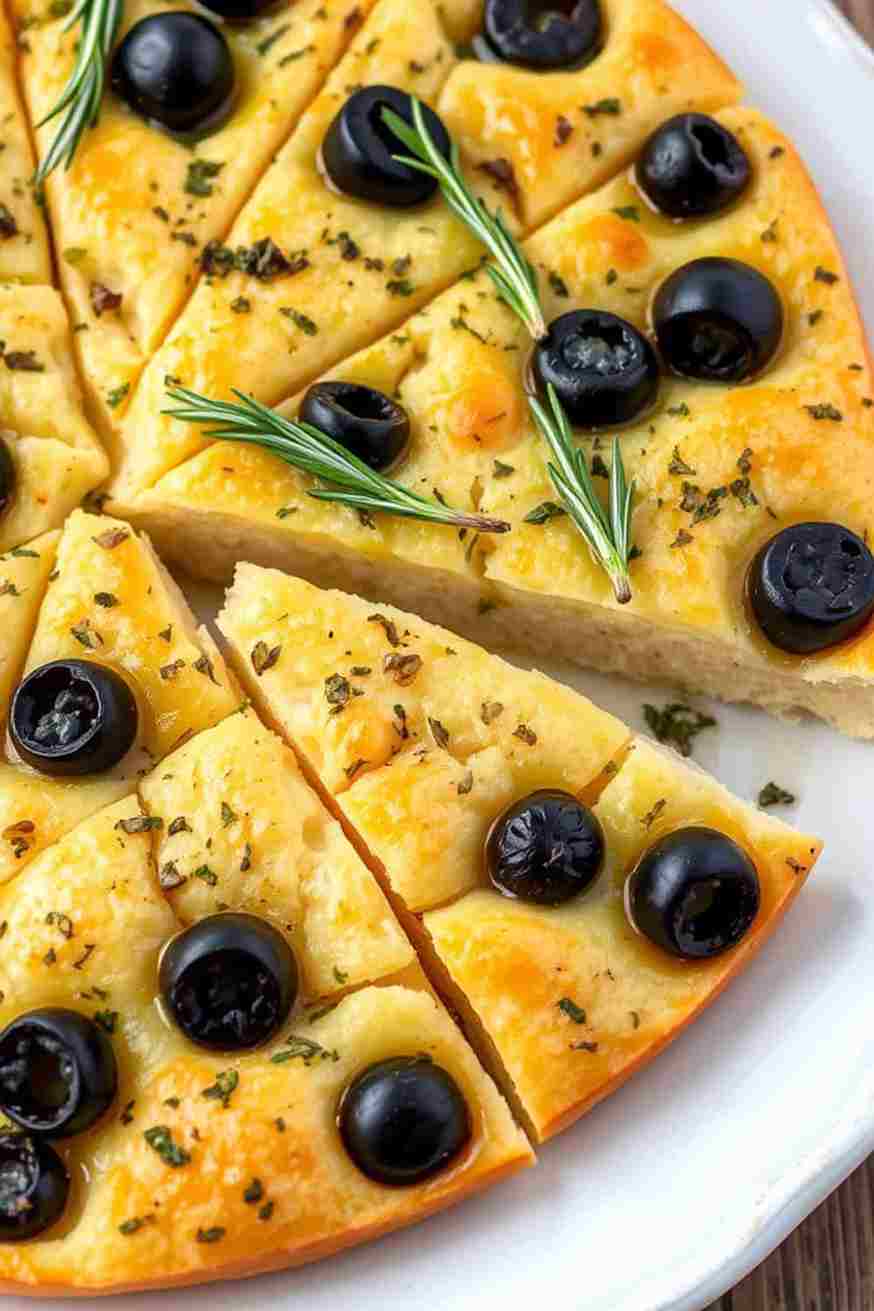 Herb and Olive Focaccia