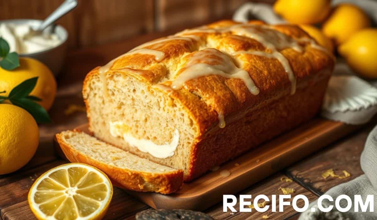 Lemon Cream Cheese Bread