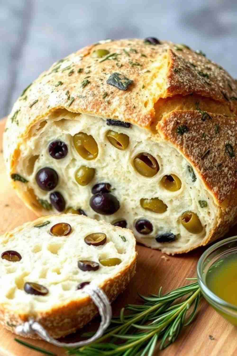 Olive and Rosemary Sourdough