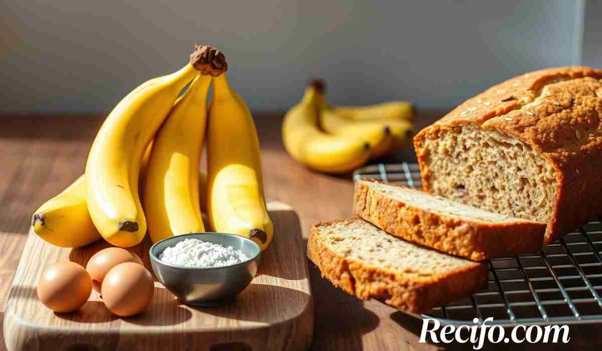 Banana Bread Recipe Easy 3 Ingredients Healthy Gluten Free