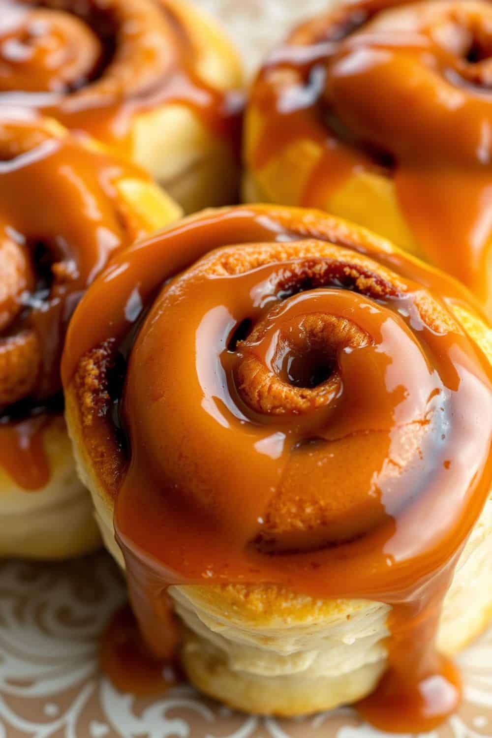 Cinnamon Caramel Rolls