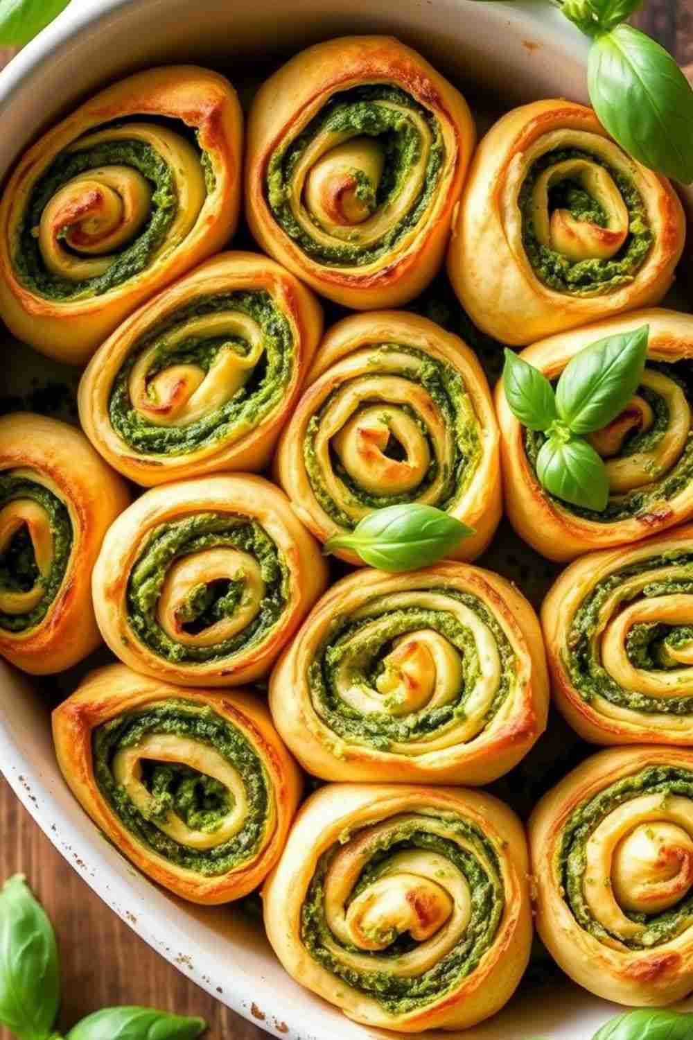 Pesto Swirl Rolls