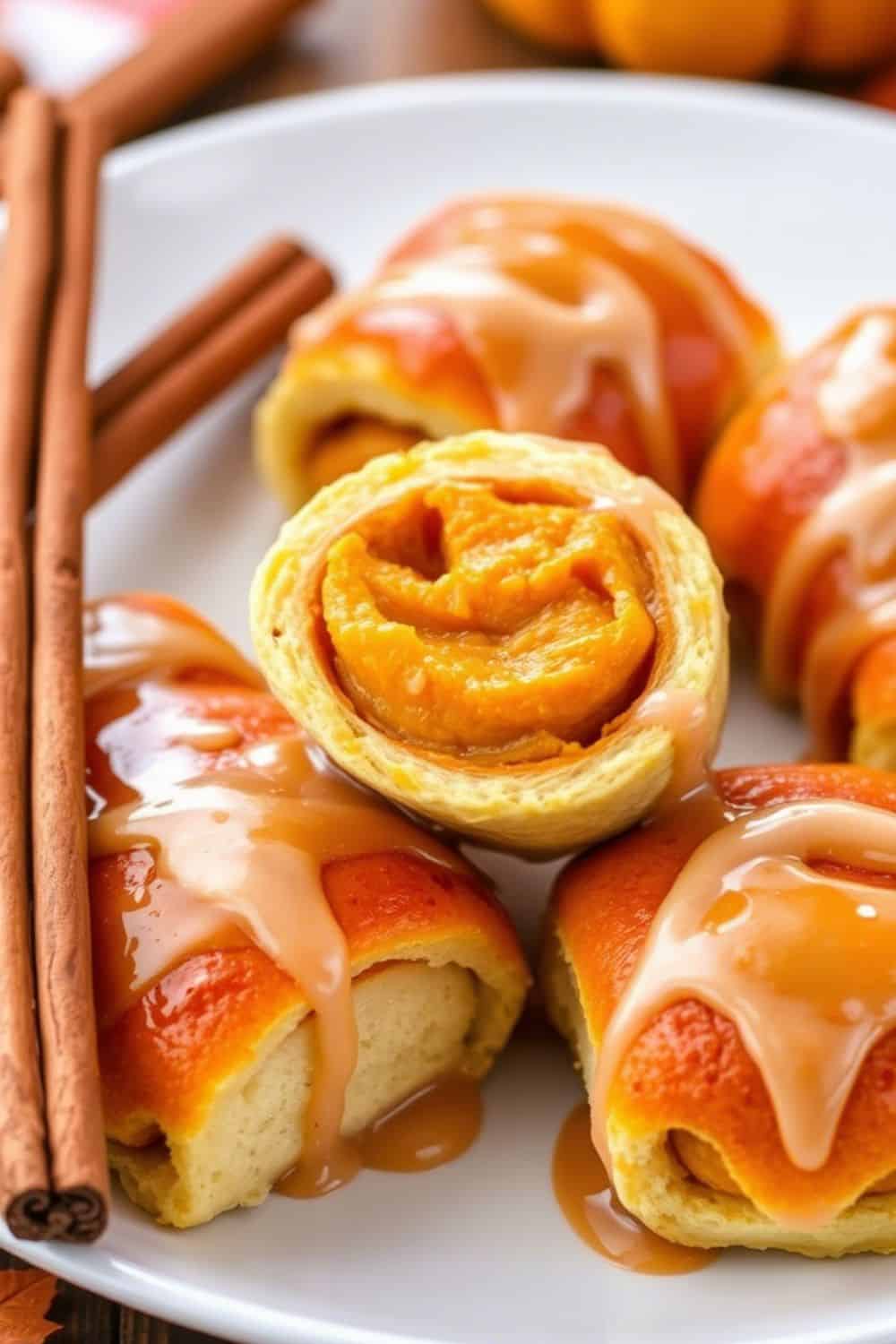 Pumpkin Spice Biscuit Cinnamon Rolls