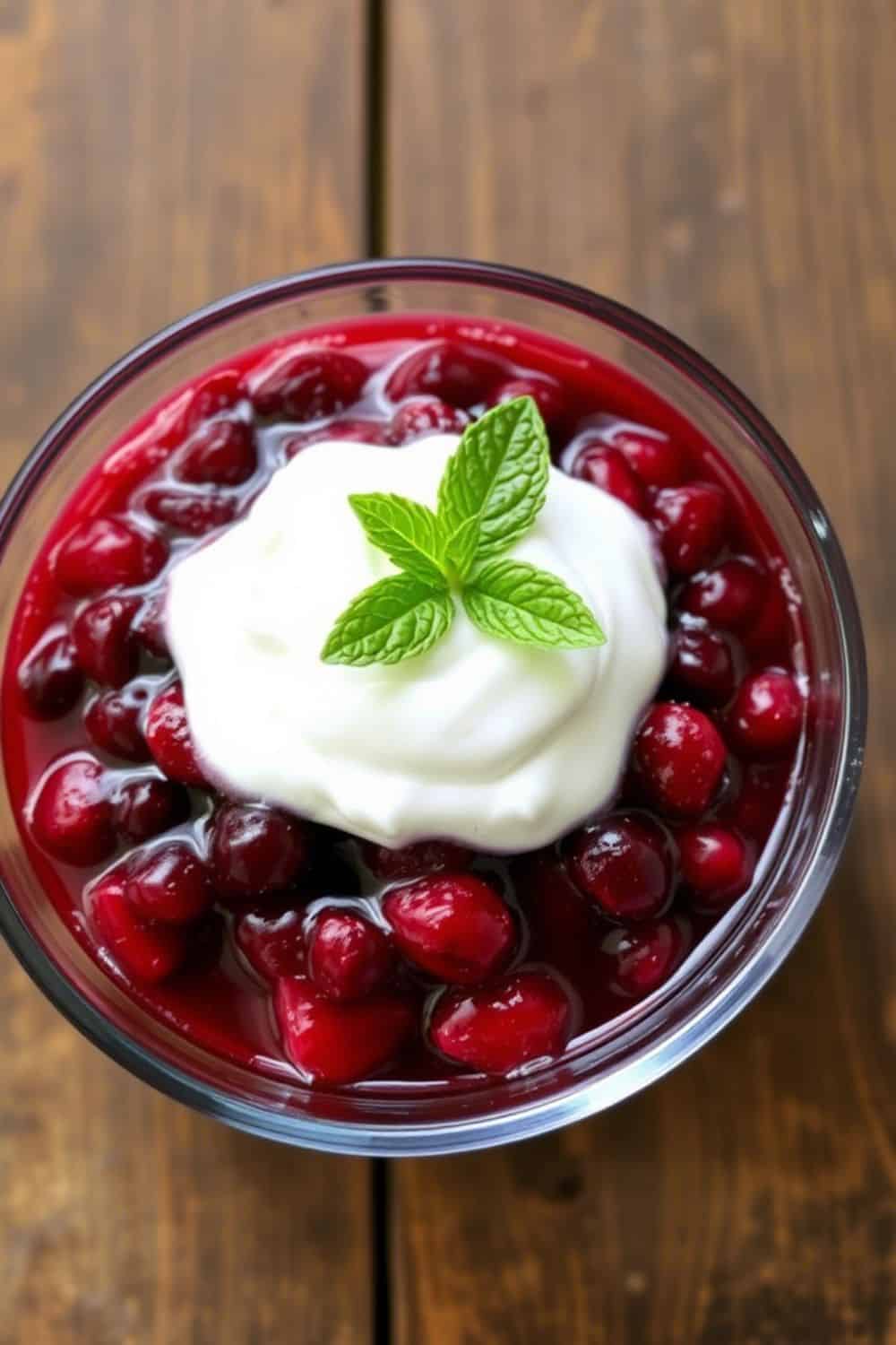 Quick Berry Compote with Coconut Cream