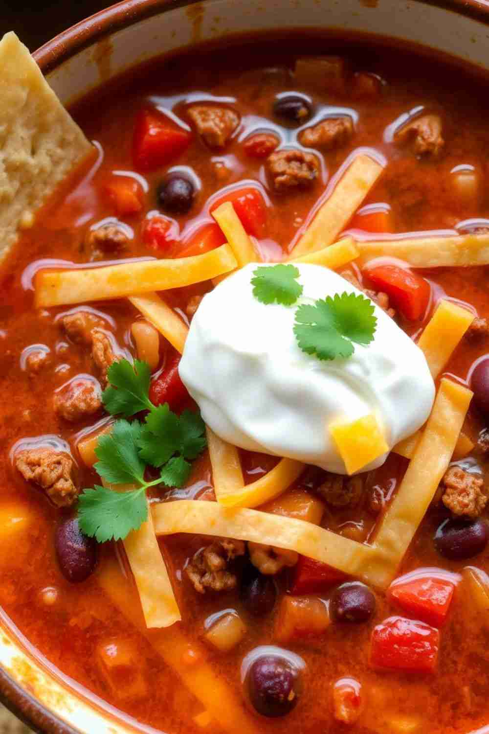 Slow Cooker Taco Soup