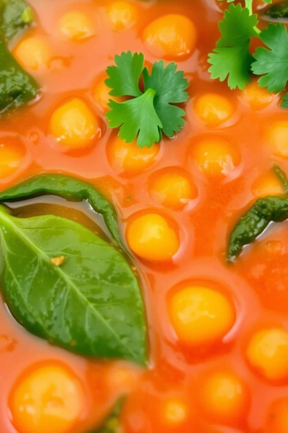 Spicy Chickpea and Spinach Stew