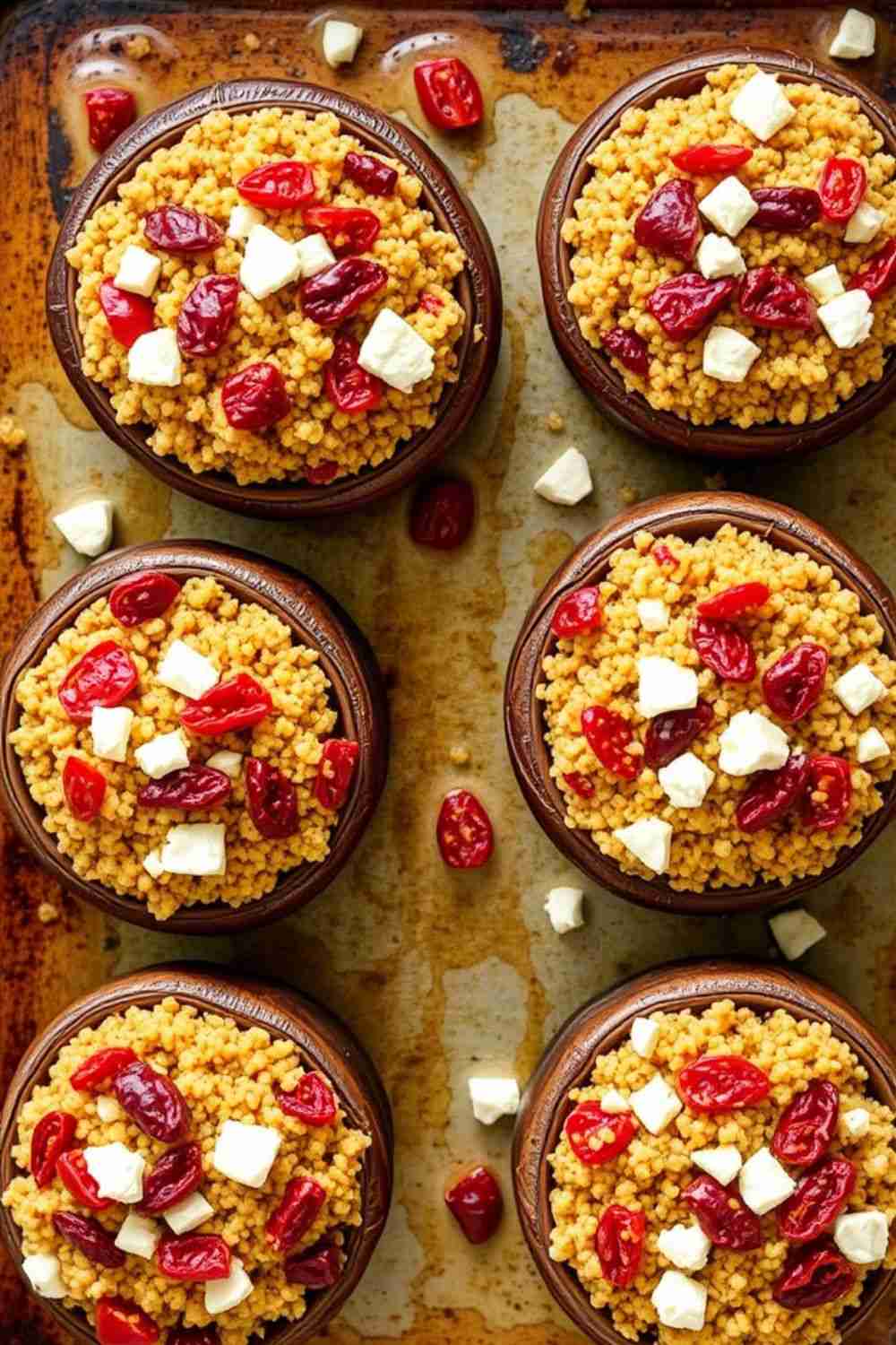 Stuffed Portobello Mushrooms with Quinoa and Feta
