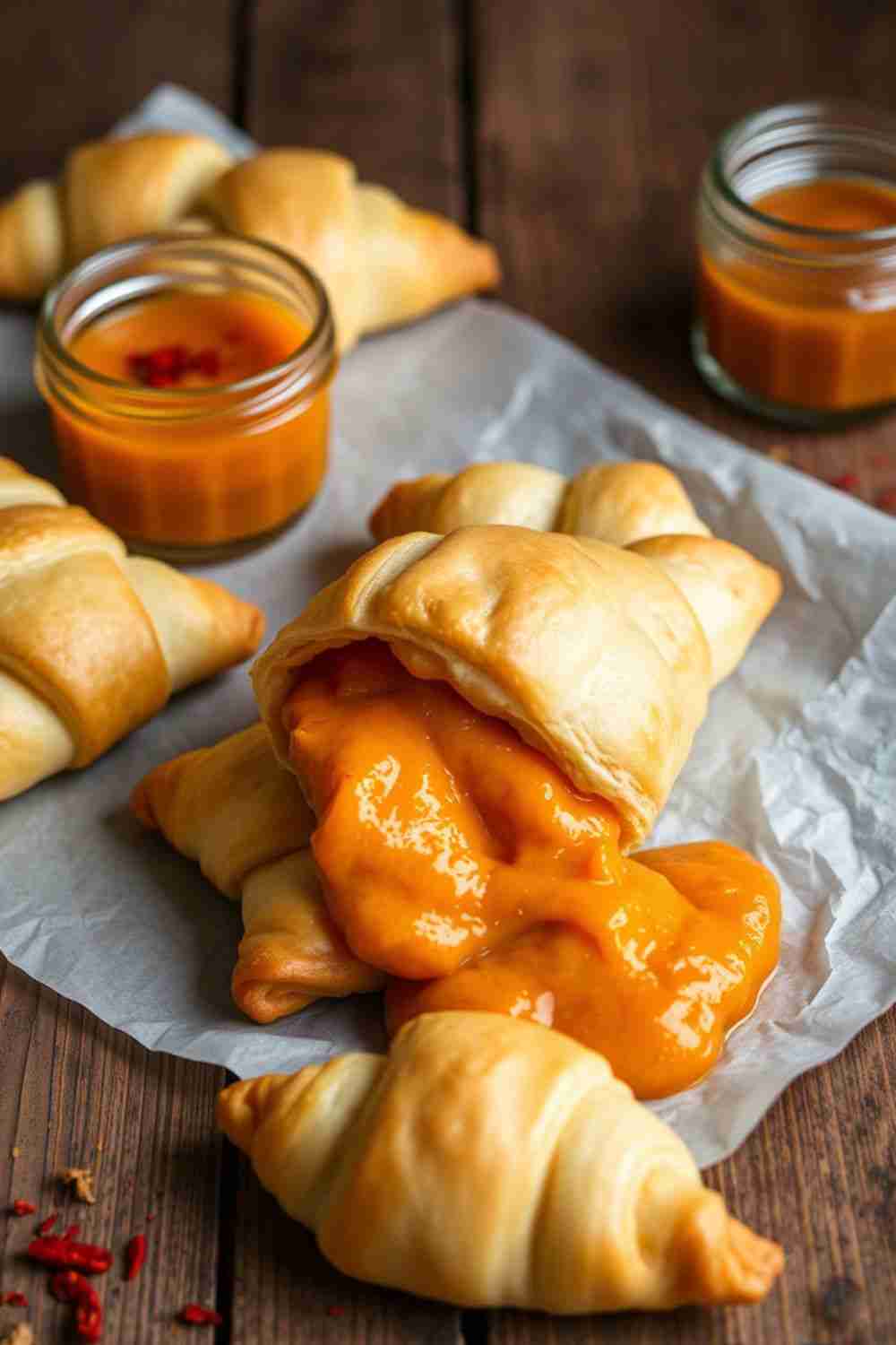 Sweet and Spicy Mango Chutney Crescent Rolls