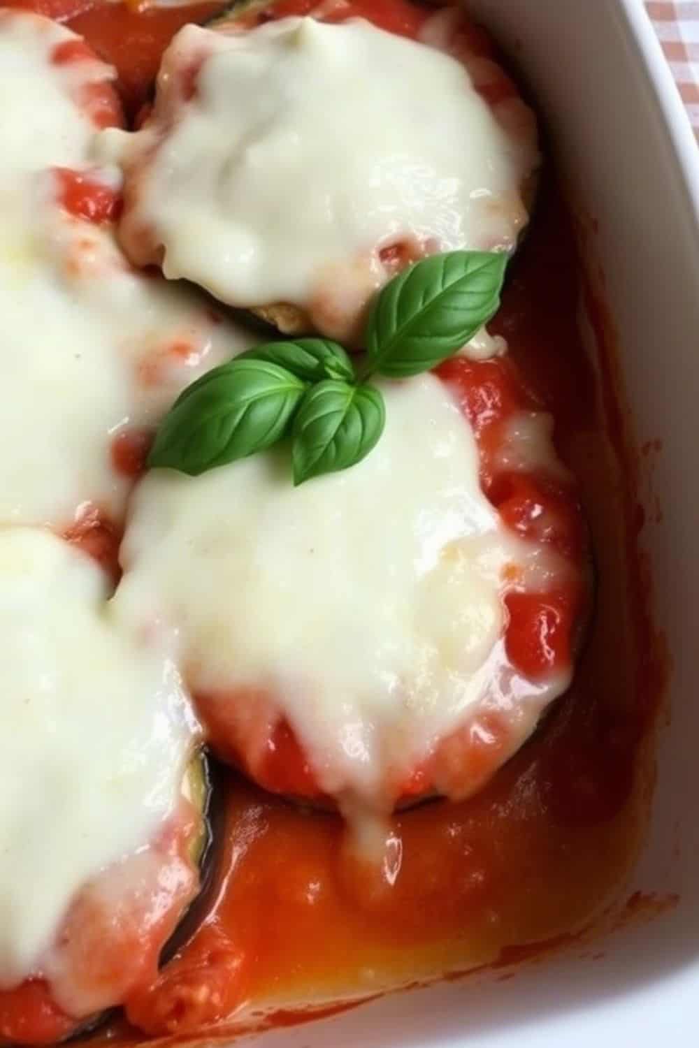 Baked Eggplant Parmesan (No Frying)