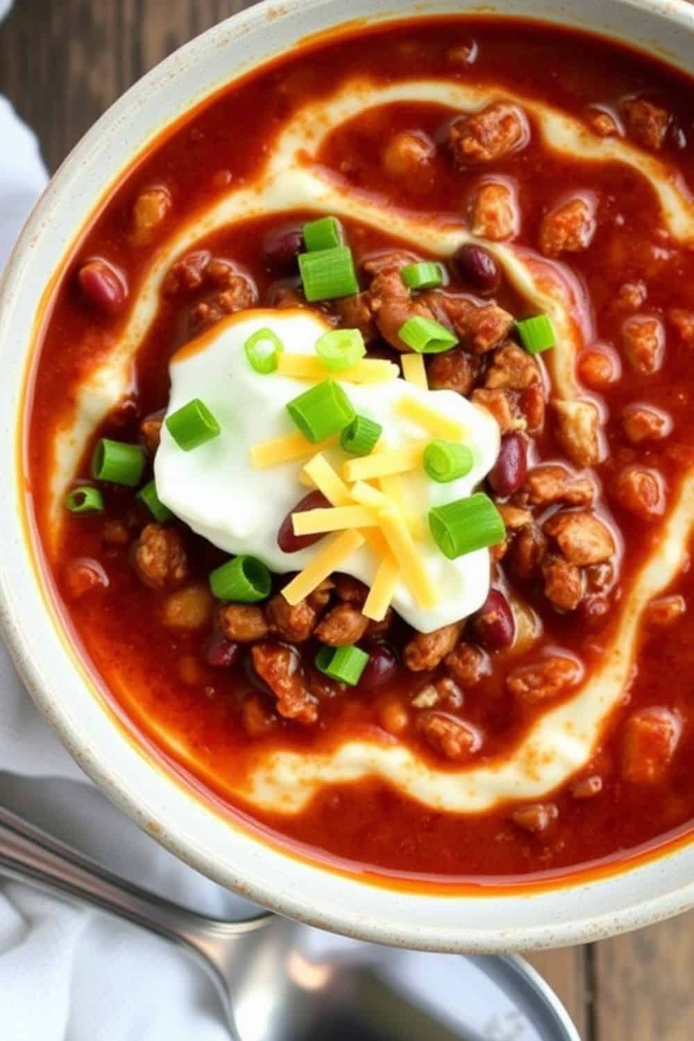 Hearty Chili with Beans and Lentils