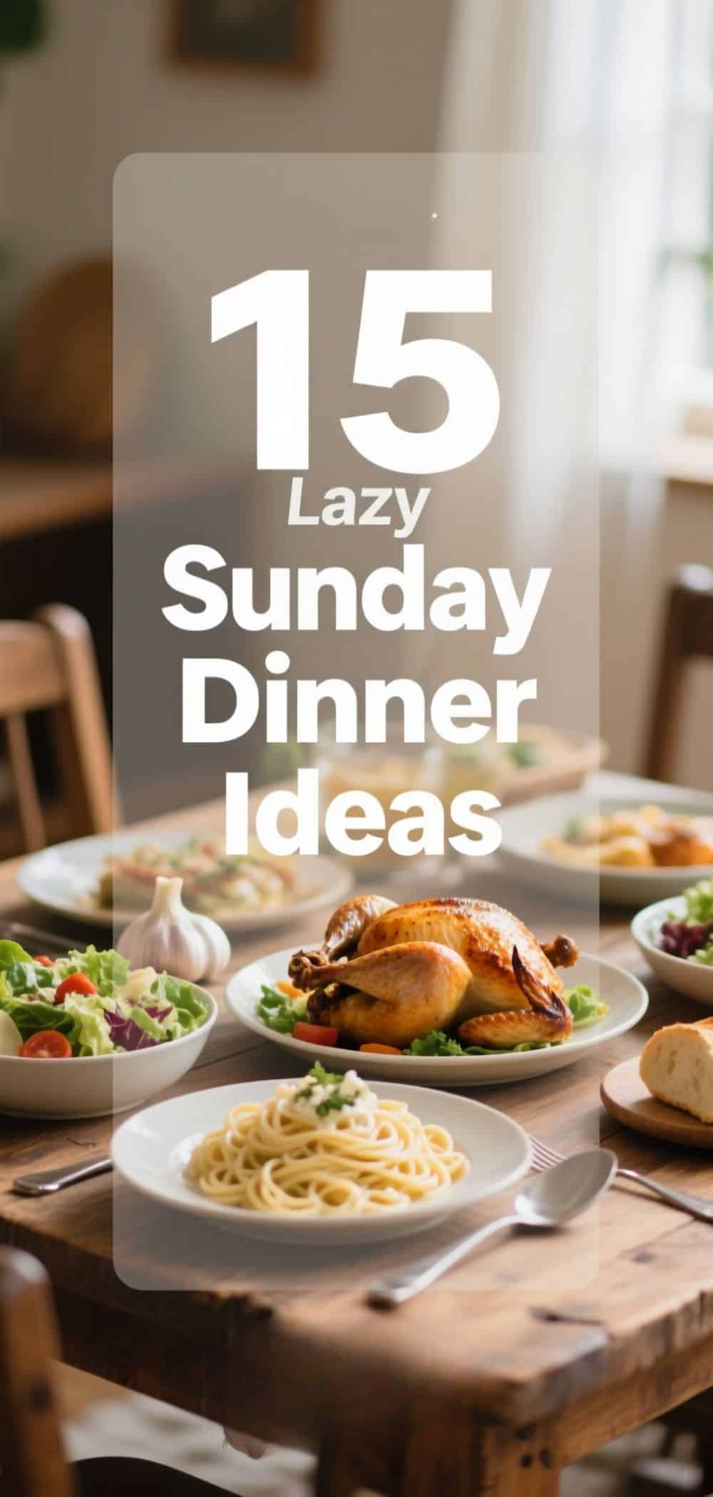15 Lazy Sunday Dinner Ideas – Easy and Totally Delicious
