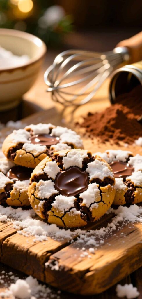 Chocolate Crinkle Cookies