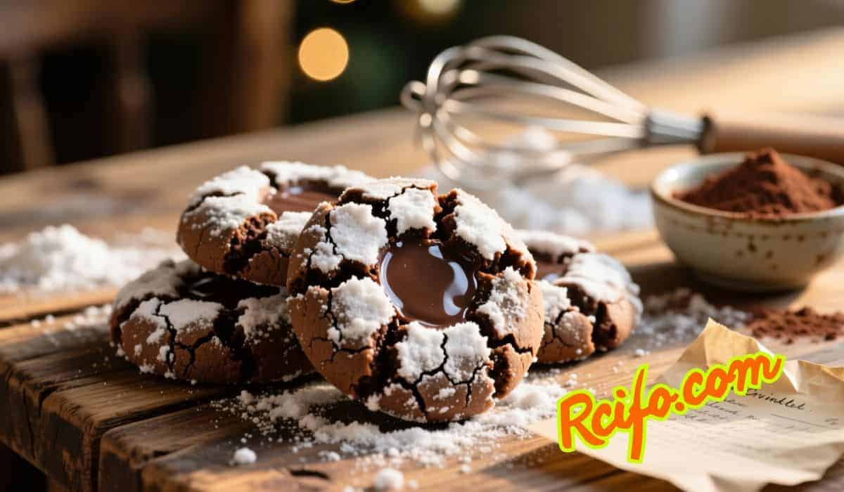 Chocolate Crinkle Cookies Recipe