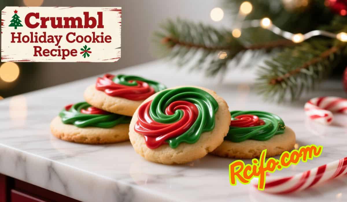 Crumbl Christmas Sugar Cookies Recipe