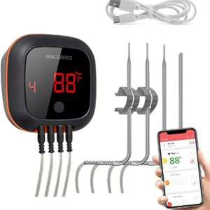 Inkbird IBT‑4XS Bluetooth Wireless Meat Thermometer