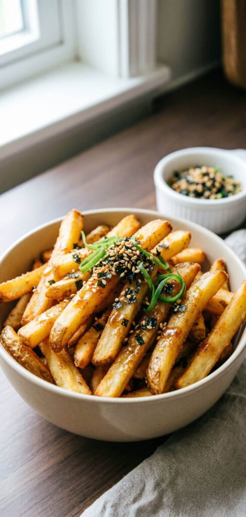 Miso-Garlic Furikake Fries