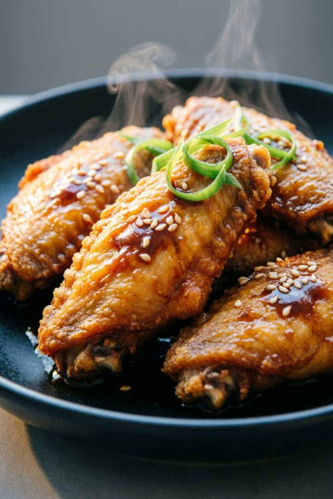 Smoked Tea and Ginger Soy Wings