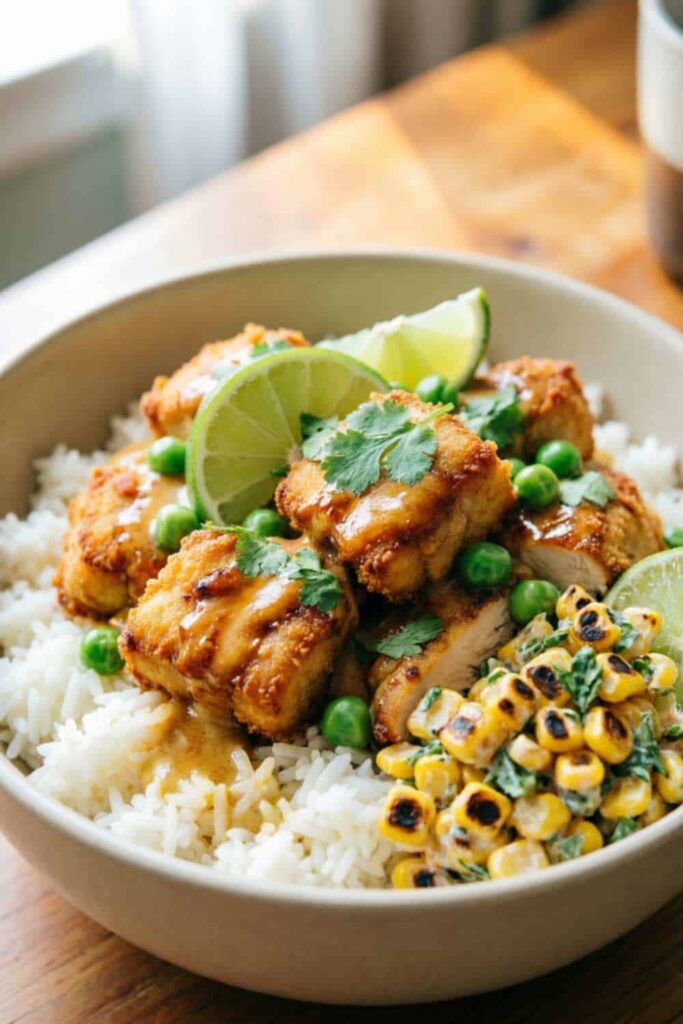 Smoky Maple Chipotle Chicken with Charred Corn Salad