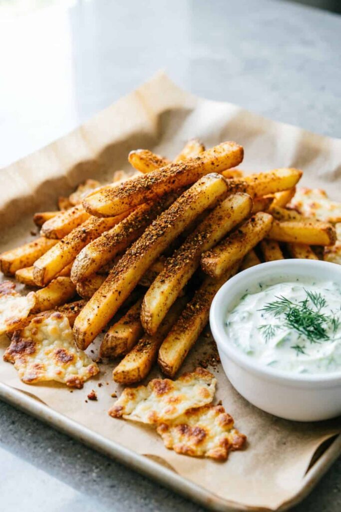 Za’atar Halloumi Dust Fries