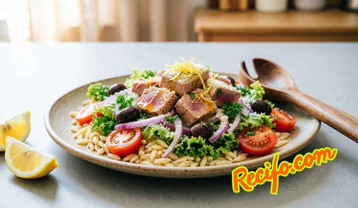 Italian Tuna And Orzo Salad Recipe: Easy Mediterranean Flavor