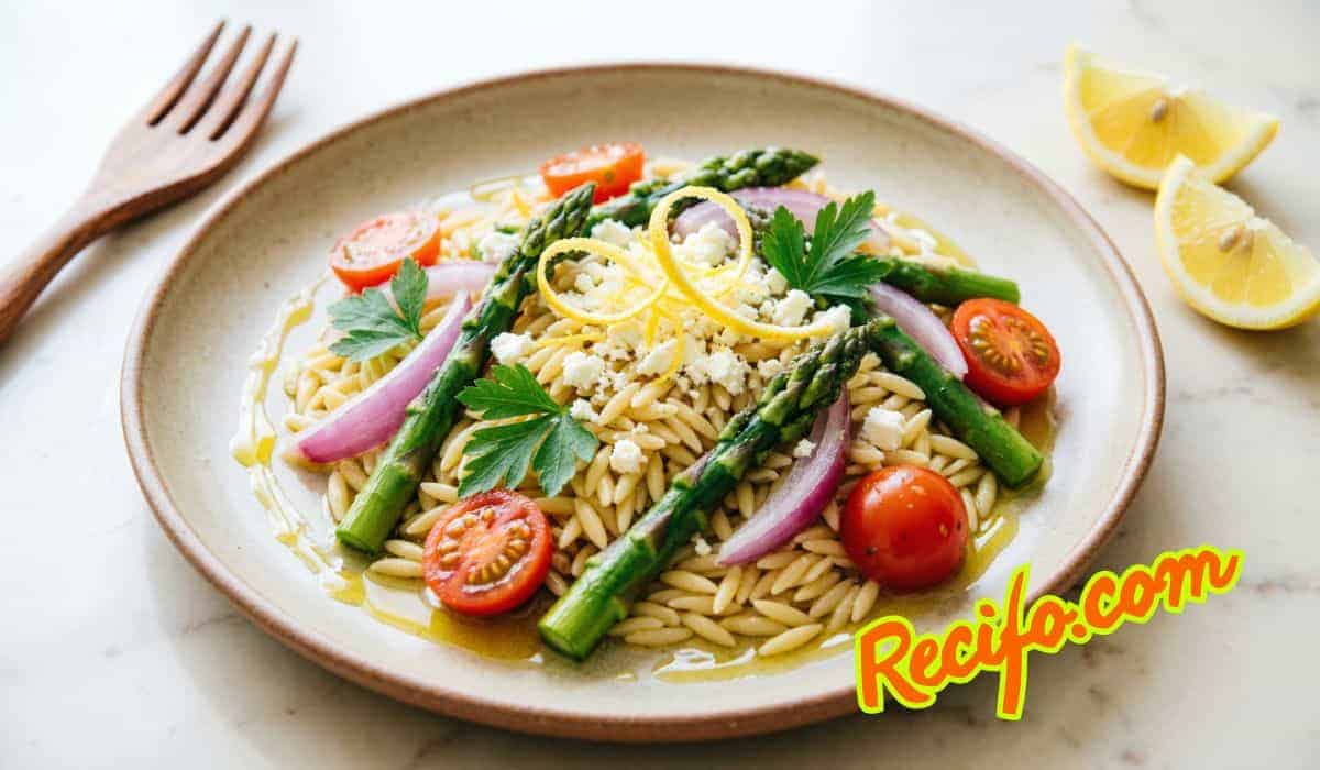 Lemon Orzo Salad With Asparagus Recipe: Fresh Spring Flavor