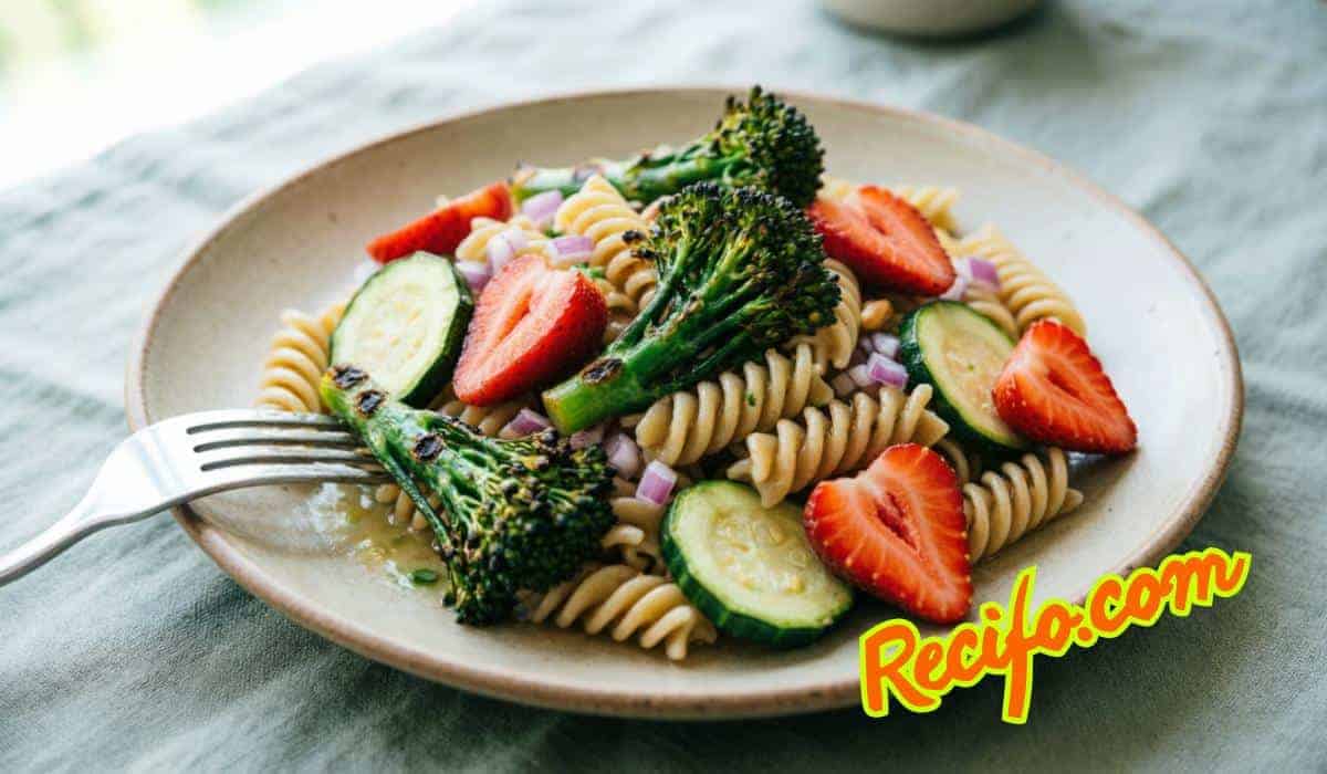 Roasted Broccolini Zucchini Pasta Salad Recipe: Fresh & Flavorful