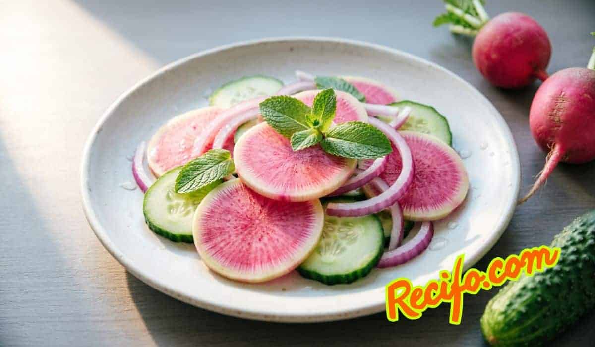 Watermelon Radish Cucumber Salad Recipe: Fresh, Crisp & Flavorful