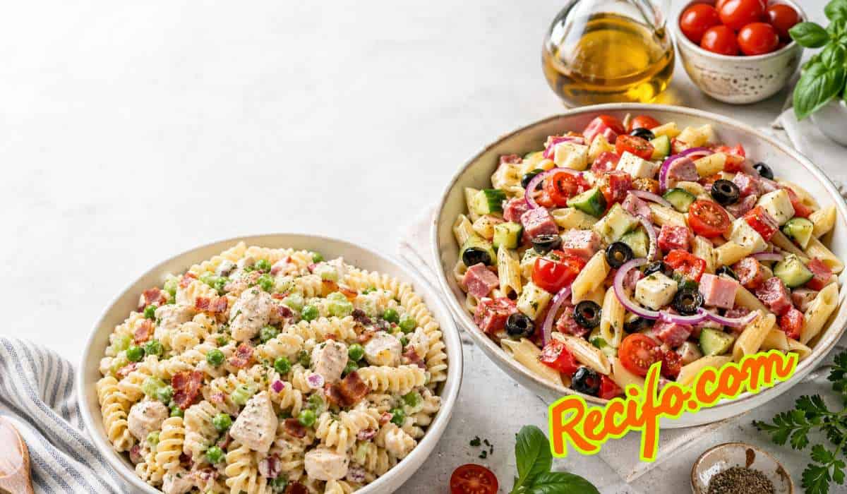 Cold Pasta Salad With Meat: 2 Easy Recipes
