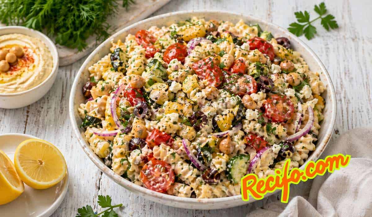 Creamy Hummus Pasta Salad You’ll Make All Season