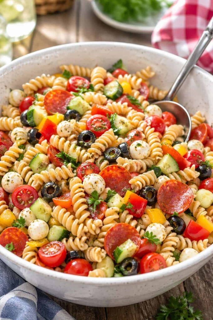 Italian Pasta Salad For a Big Group