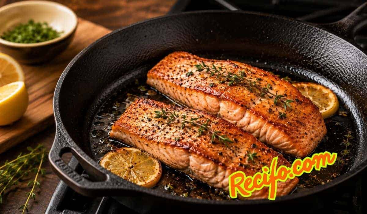 How to Skillet Cook Salmon