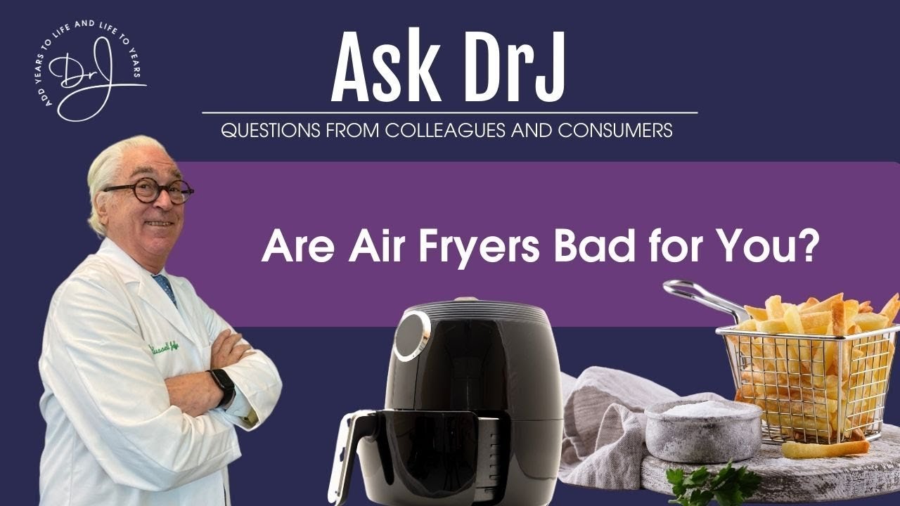 Two air fryer baskets showing the difference between safe and damaged nonstick coatings.