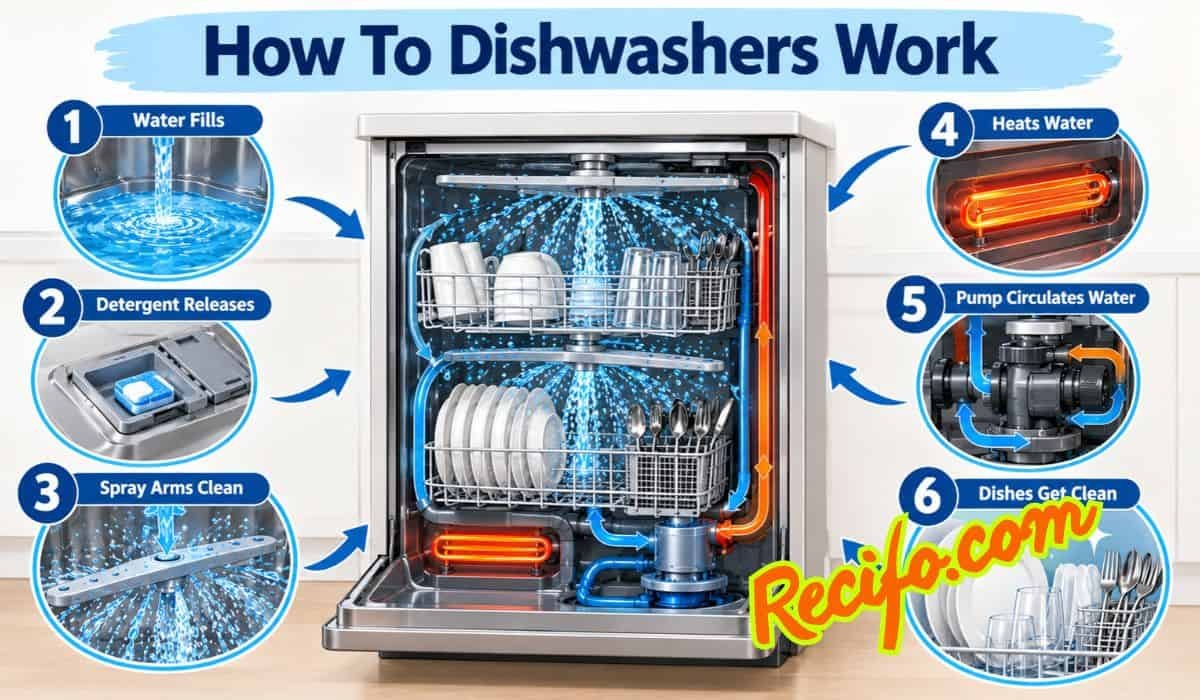 How To Dishwashers Work: The Cleaning Process Explained