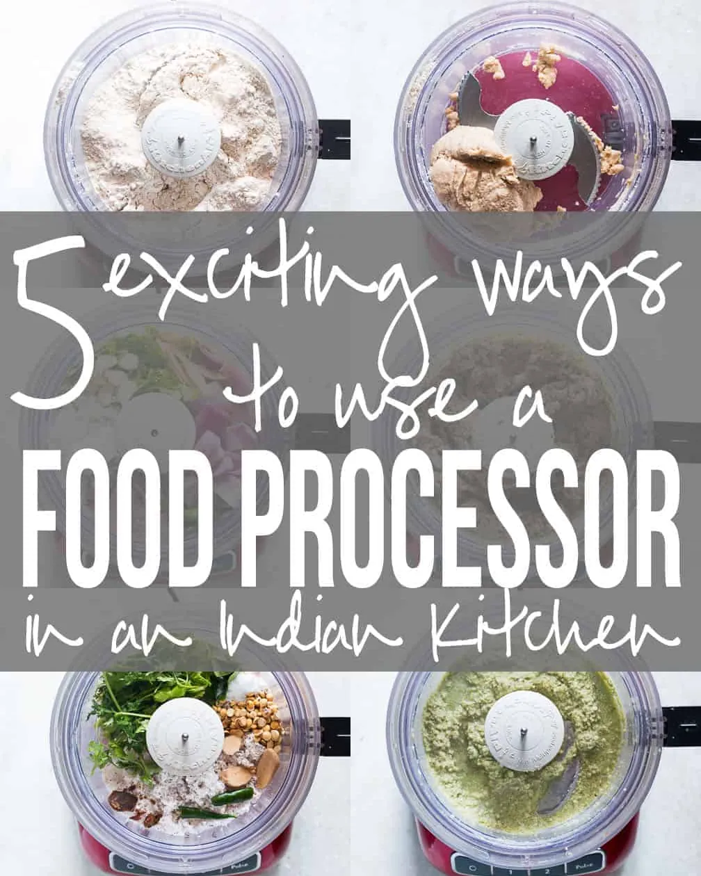 An overfilled food processor bowl showing the results of common culinary prep mistakes.
