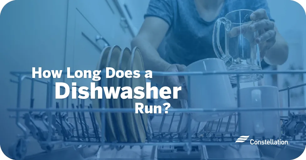 A status light on the floor indicates that the dishwasher cycle is complete.