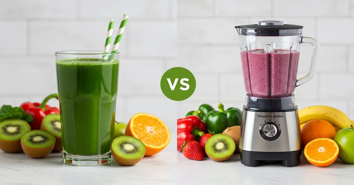 Washing fresh produce in a kitchen sink before preparing a healthy drink.
